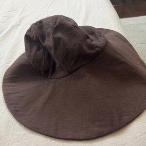 Bohme Brown Wide-Brim Hat